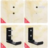 BetterJonny Set of 6 Aluminum Alloy Wall Hooks, Folding Wall
