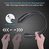Neckband Bluetooth Headphones Speaker 2 in 1，Wireless Wearable Speaker with