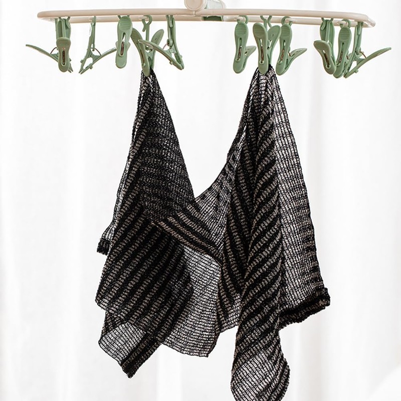 YANYULI Set of 2 Loop Ocean Towel Stripe Design Strong