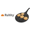 Ruhhy 19317 Fried Egg Pan Pancake Pan Children with Smiley