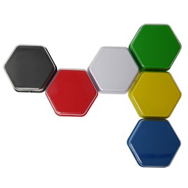 Talking Products Talking Tiles Voice Recorders, Communication Sound Buttons, Pack of 6 Colors, 80 Seconds Recording, Educational Classroom Resources, Game Show Answer Buzzers