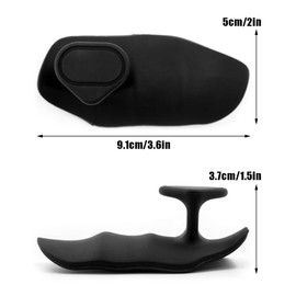 Dhqkqg Gym Hand Grips, Hand Grips for Weight Lifting, Gym Gloves for Women & Men, Anti-Slip Workout Grip, Rubber Hands Protector Gloves for Strength Training and Exercise, Weight Lifting, Dumbbell