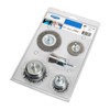 Osborn 5-piece Wire Brush Set For Drill, Round Brush/End Brush