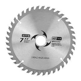Circular Saw Blade, 7 Inch 180 x 2.4 x 25.4 mm Carbide Circular Saw Blade, Round Cutting Disc for Cutting Wood, Woodworking Tools (40T)