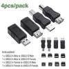 16PCS Multipurpose USB2.0 Adapter Converter USB Male to Female Micro