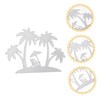 VILLFUL Beach Coconut Tree Metal Cutting Die Multi Use Stencil