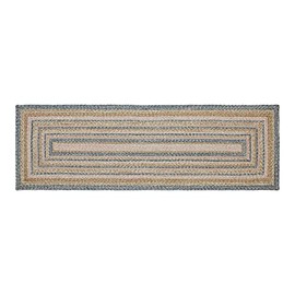 VHC Brands Kaila Jute Rug/Runner Rect w/Pad 24x78
