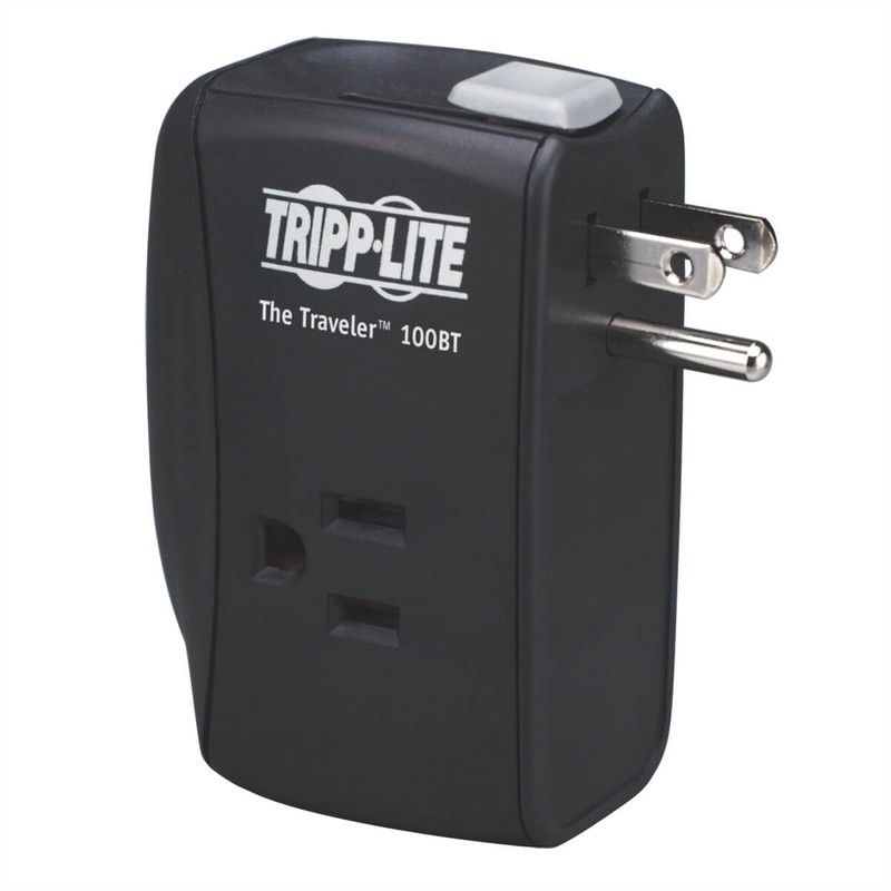 Tripp Lite 2 Outlet Portable Surge Protector Power Strip, Direct