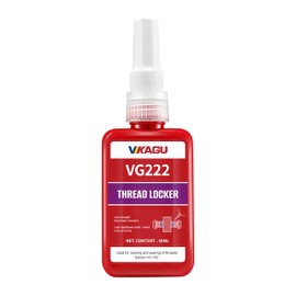 222 Thread Lock,Purple Low Strength Threadlocker,Anaerobic Curing Screw Glue for Nuts, Bolts, Fasteners Screw Compound to Prevent Loosening & Corrosion 1.69 Oz/50 ml