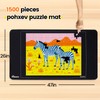 Rubber Puzzle Mat Roll Up，Jigsaw Saver Pad Matt Rollup 46"