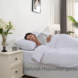 bienDo Single Size Bamboo Fitted Sheet, White, Natural Vegan Silk-Softer and More Breathable than Egyptian Cotton Bedding, 35cm Extra Deep, 400 Thread Count, Cooling & Hypoallergenic