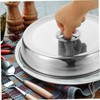 ULTECHNOVO 2Pcs Steak Cover Sturdy Food Protective Lid for Indoor