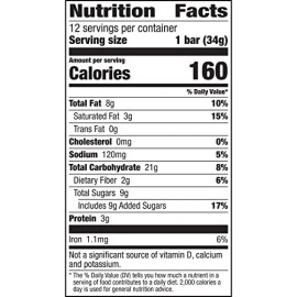 Nature Valley Sweet Salty Granola Bars 12 Count Peanut Almond Dark Chocolate