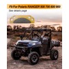 Parking Brake Pad with Shims Springs Kit Fit for Polaris