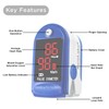 FaceLake ® FL400 Pulse Oximeter Fingertip with Carrying Case, Batteries,