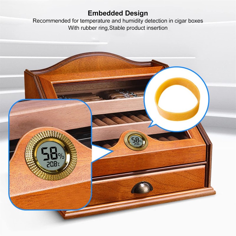 Topyond Digital Hygrometer Thermometer Humidity Meter, High Accuracy LCD Display