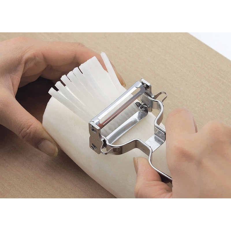 Shimomura Kihan 37577 2-Way Peeler, Made in Japan, Dishwasher Safe,