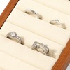 Woodten Small Jewelry Rings Display Tray Solid Wood Jewelry Display