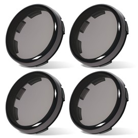 Benlari 2inch Smoke Bullet Turn Signal Light Lens Cover Anti-scratch Lenses Fit for Harley Touring Street Glide Road Glide Road King Electra Glide Softail Dyna Sportster Iron883 1200, 4PCS