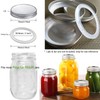 SHEYNIAN 12 Pack Rubber Seals for Glass Jars, Replacement Silicone