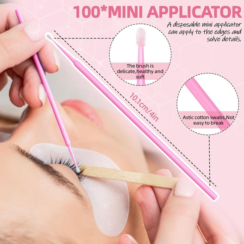 QUKLOGEN DIY Fluffy Lash Extension Kit 900Pcs D Curl 9-18mm