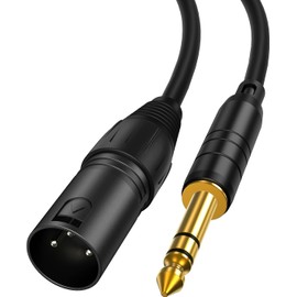 CableCreation 1/4" to XLR 20ft,6.35mm TRS to XLR Microphone Cord,Balanced Quarter inch TRS Plug to 3-pin XL R, 1/4 Inch X LR Mic Patch Cable