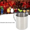 Cocktail Mug 304 Stainless Steel Rust Proof Hammered Beer Cup