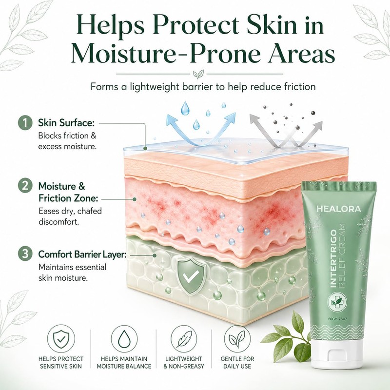 Bellenzaire Healora Intertrigo Cream 2 Pack - Skin Fold Care
