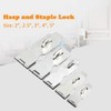 Stainless Steel Padlock Hasp 2 Inch Door Latch Padlock Security