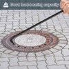 uxcell Manhole Cover Hook T Style Handle, 33 Inch, 2Pcs