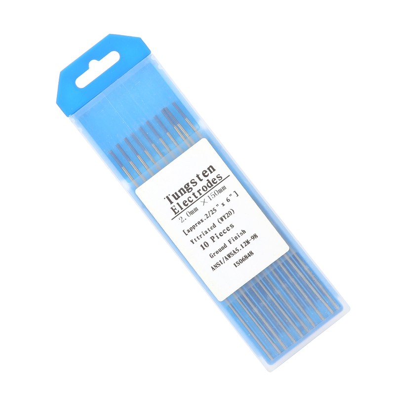 10pcs YttriumTungsten Electrodes WY20 Blue Tip for Tig Welding Machine