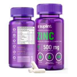 Suplemento De Zinc 50 Mg Vegano Sin Ogm 90 Cápsulas Sabor Sin Sabor
