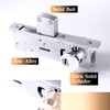 RupXinSplend Cylinder Deadbolt Mortise Lock - Commercial Storefront Door Lock