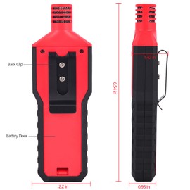 Gas Leak Detector Portable Propane and Natural Gas Leak Detector with LCD Color Display 3 in 1 Combustible Gas Sensor Sniffer Gas Temperature and Humidity Display for Home Kitchen Travel