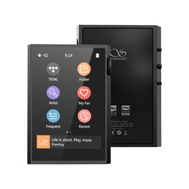 SHANLING M1 Plus 3.2inch Mini Music Player Portable DAP with Bluetooth 5.2 LDAC/WiFi/DLNA/Airplay/Tidal Streaming, Lossless DSD Hi-Res Compatible with 2TB Micro SD (Black)