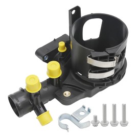 Hoypeyfiy Water Outlet Fuel Filter Housing for C E S Class Vito Sprinter 2500 3500 E250 GLE GLK ML 250 A6512003900 A6512006000 6512000456 6512001056 6512001556 6512001656