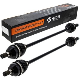 NICHE Front CV Axle Drive Shaft for Can-Am Maverick 1000R X3 R RR Turbo Max XRS XMR 705402048 2 Pack