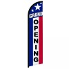 Unbranded Grand Opening Windless Swooper Flag Open Now Patriotic