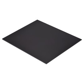 MECCANIXITY Black ABS Plastic Sheet 10x8x0.08inch for Building Model, DIY Crafts, Panel