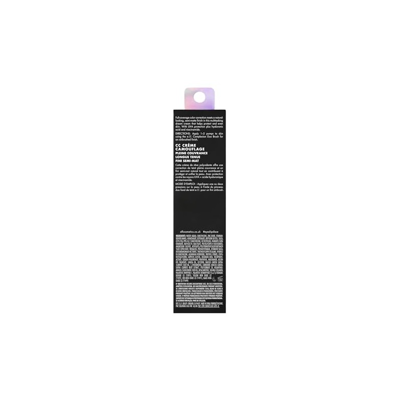 e.l.f. Camo CC Cream, Color Correcting Medium-To-Full Coverage Foundation with