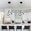 MAYNA Modern Spiral Led Pendant Light, 4000K Natural White Pendant