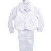 Dressy Daisy Baby Boy Satin Baptism Clothes Christening Outfit with