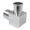 GRABOTE Upgraded 90 Degree Chrome Intake Manifold Connector Fitting 5/8"