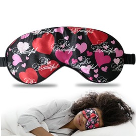 Luxury Sleep Mask – Soft, Lightweight & Ultra Comfort-Perfect for Light Blocking Wake up Radiant-Black