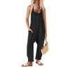 Ekouaer Womens Oversized Sleeveless Jumpsuit Adjustable Spaghetti Strap Rompers Overall
