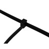 Pack of 100 Professional Cable Ties Industrial Quality Black 188