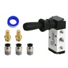 GHM PNEUMATIC 1/4"NPT 5 Way 2 Postion Lever Operated Valve