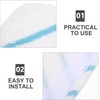 Sewroro Almohadillas Triangulares Lavables para Mopa a Vapor 4 Piezas