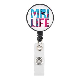 Lywjyb Birdgot Radiology Badge Reel MRI Tech Nurse Merch Sonographer Medical Gift Rad Tech Gift (MRI Badge CA)