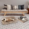 FUKUMARU 26 Inch Cat Scratcher Cardboard Lounge Bed, 2 Reversible